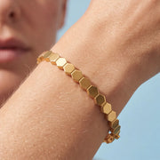 Genonde Honeycomb Bangle hero close-up