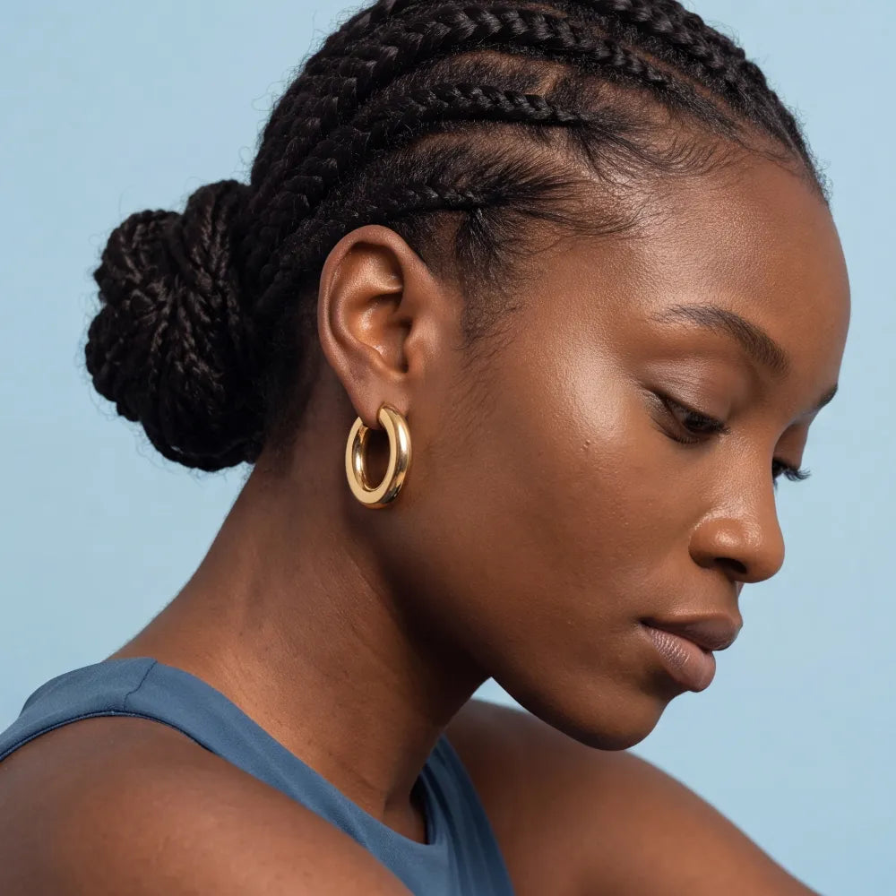 Celaris Hoops worn