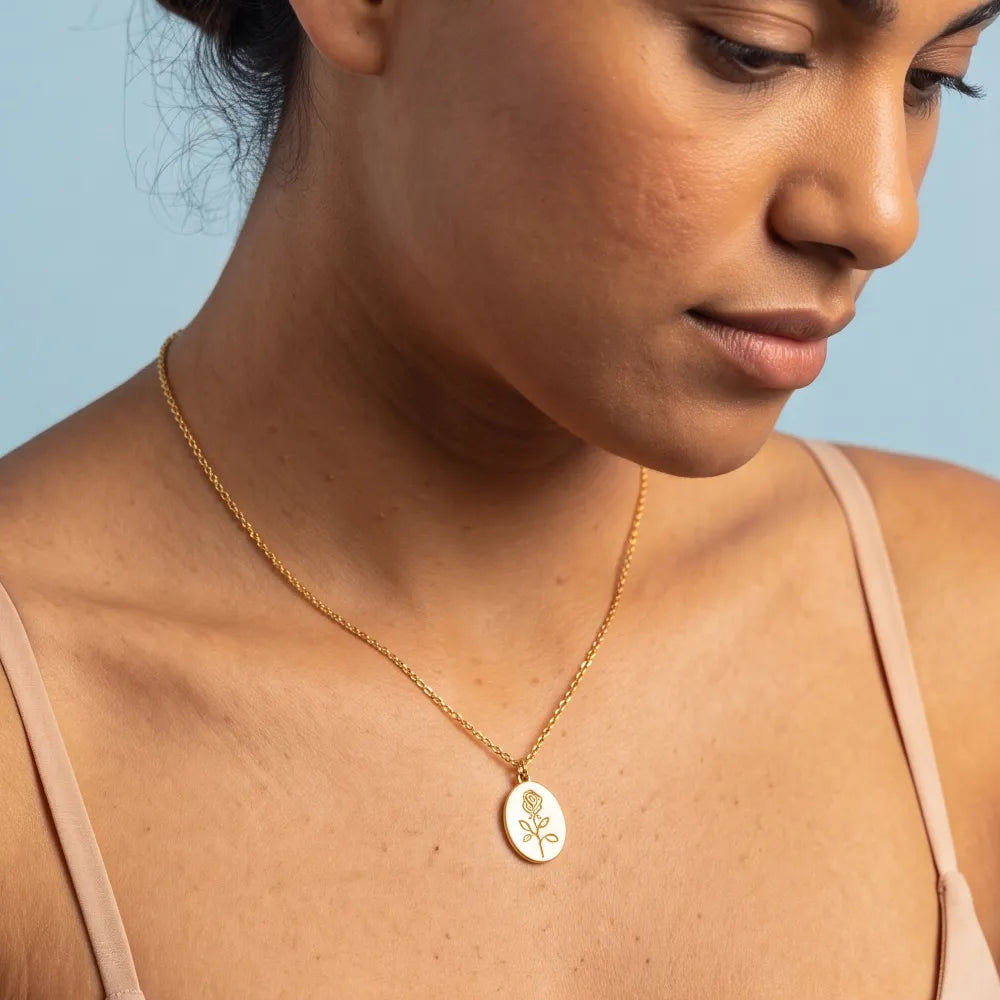 Genana Rosa Necklace hero close-up