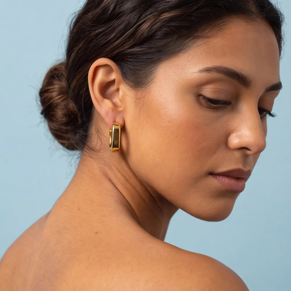 Belasia Earrings worn