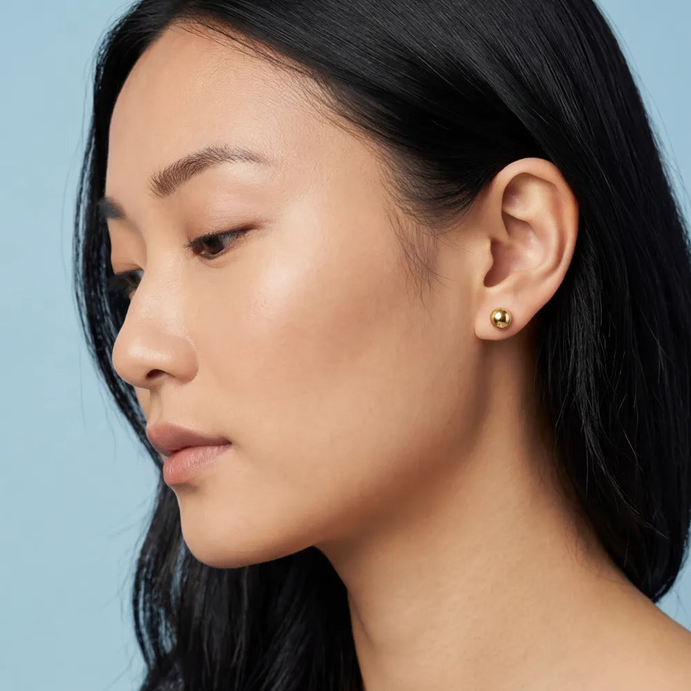 Belenia Stud Earrings worn