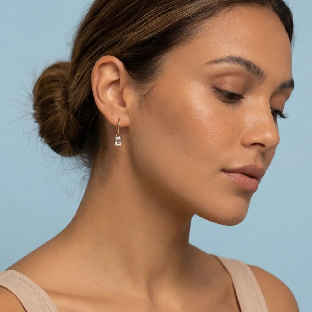 Fenonde Charm Earrings on model