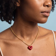 Marisette Heart Necklace hero close-up