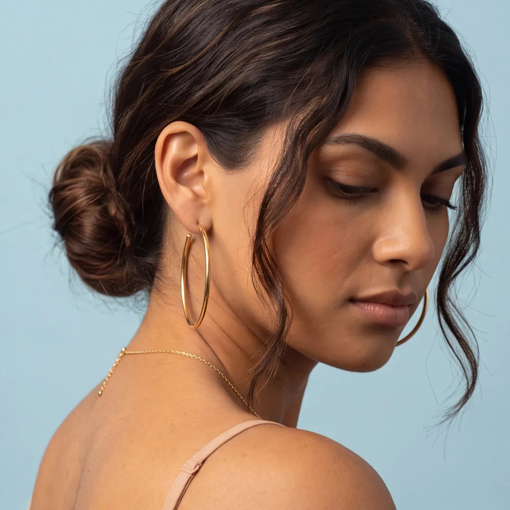 Belonde Hoops worn