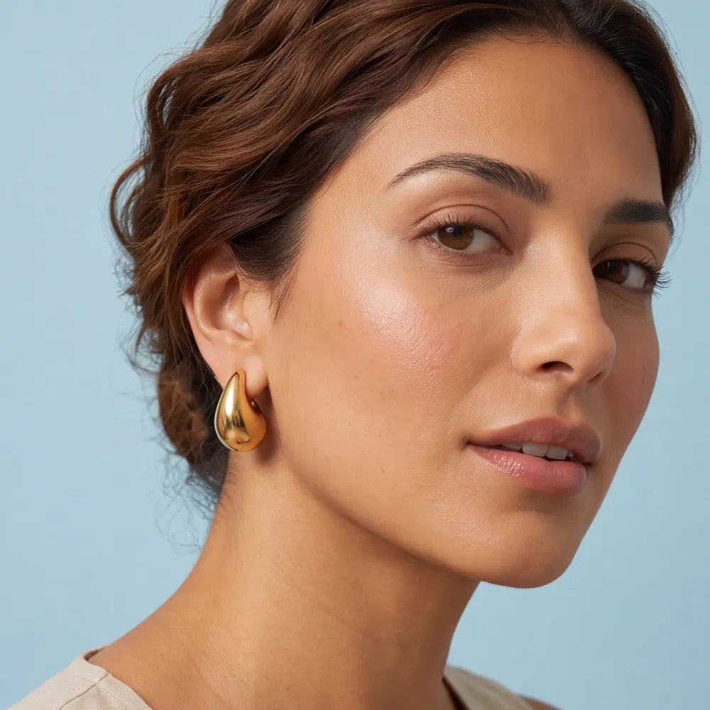 Belise Hoops worn