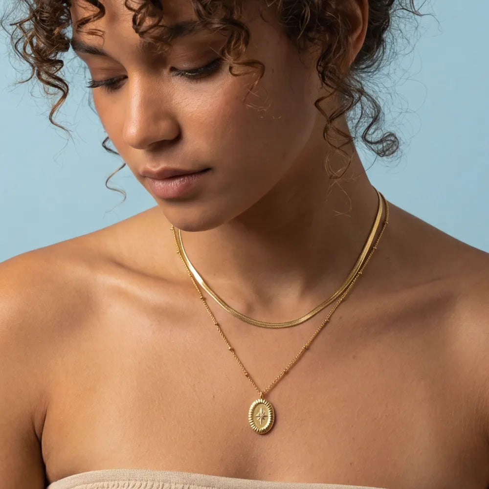 Alasia Layered Necklace detail