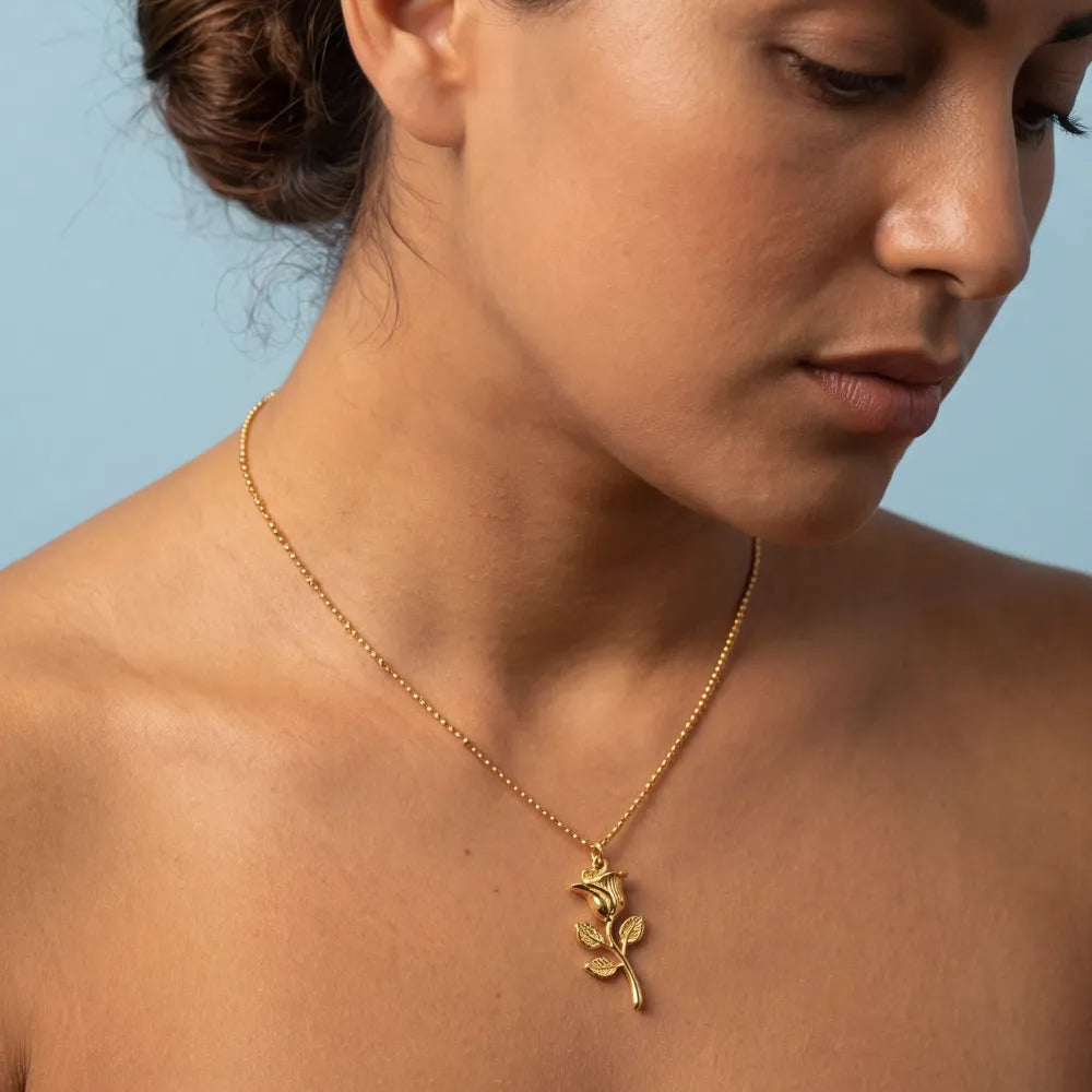Alenia Necklace on model
