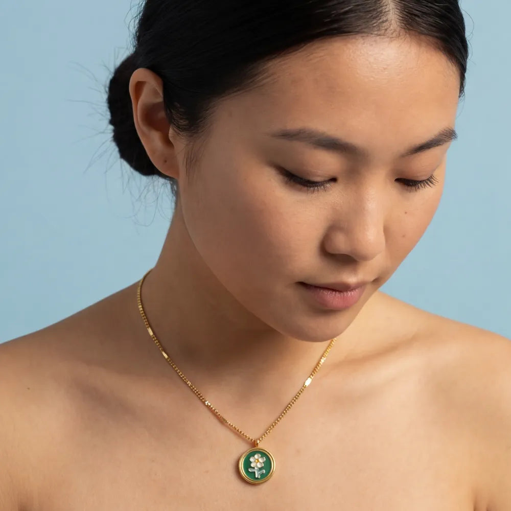 Alaris Necklace on model