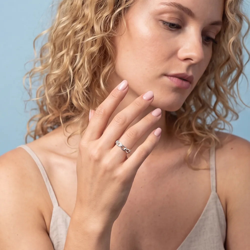 Elenia Ring on model
