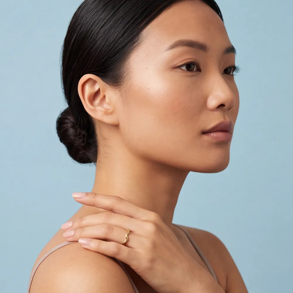 Celessa Ring on model