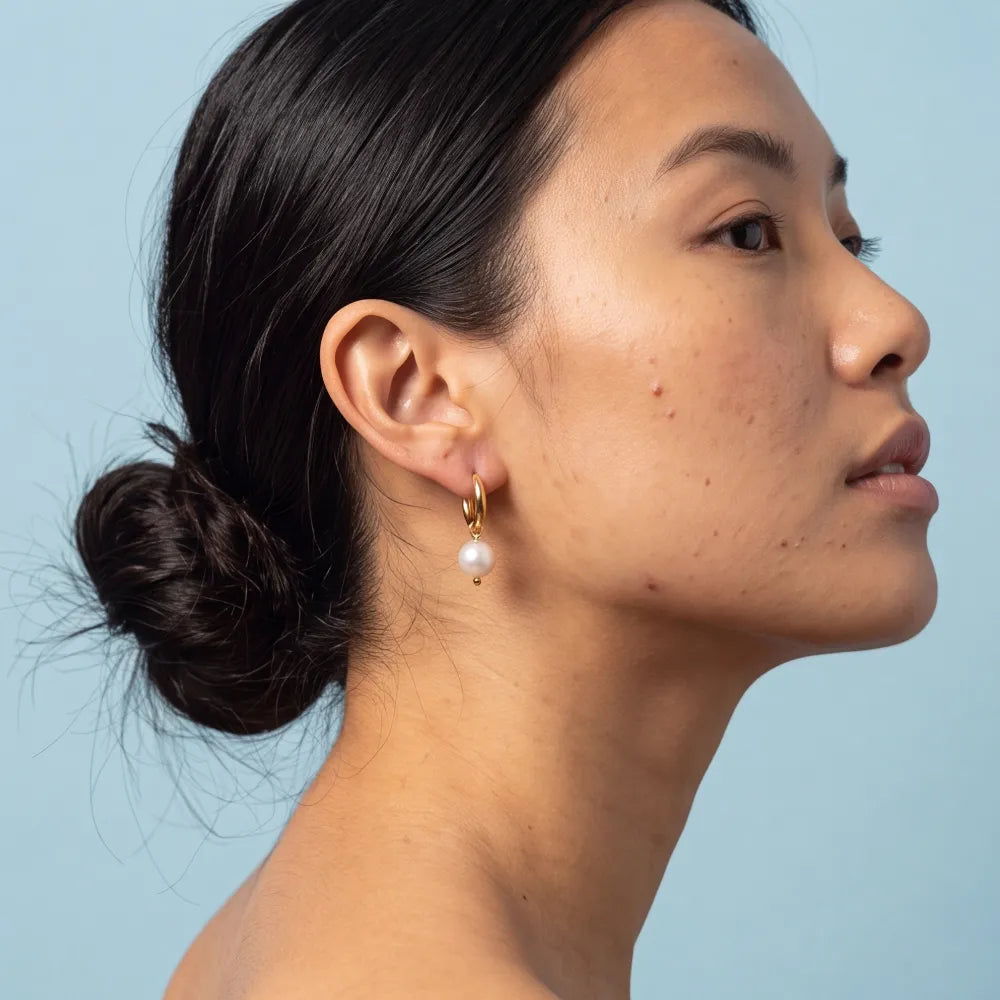 Fenasia Earrings on model