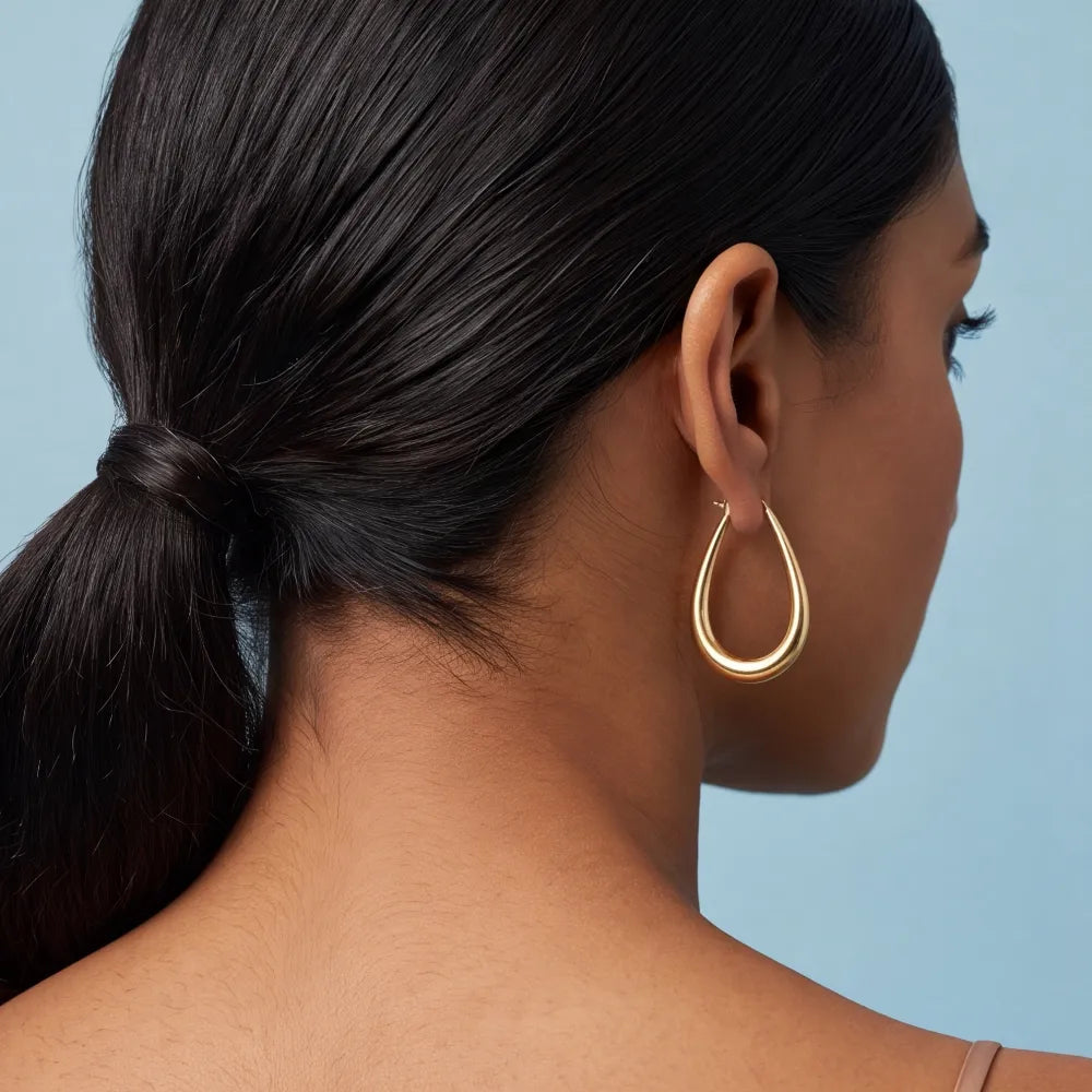 Solenza Hoops on model