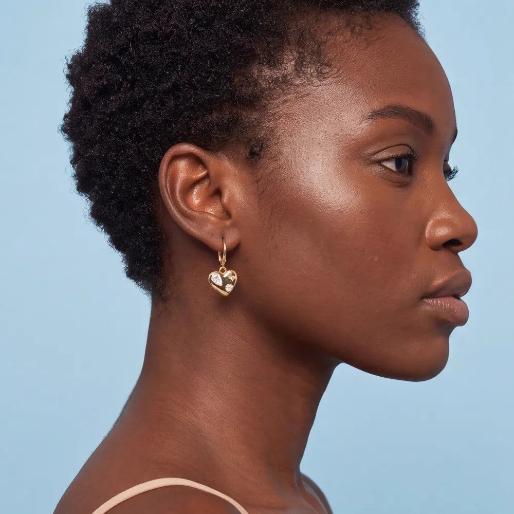 Elaris Earrings on model