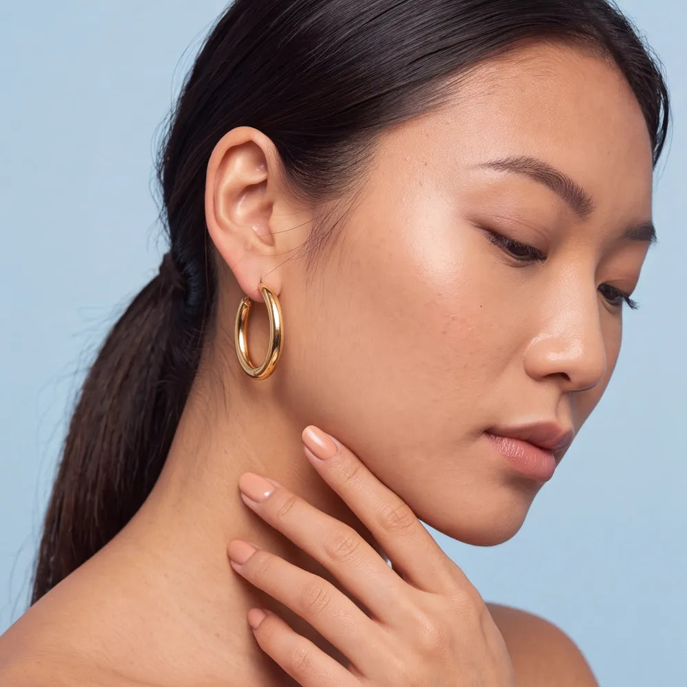Deletta Hoops on model