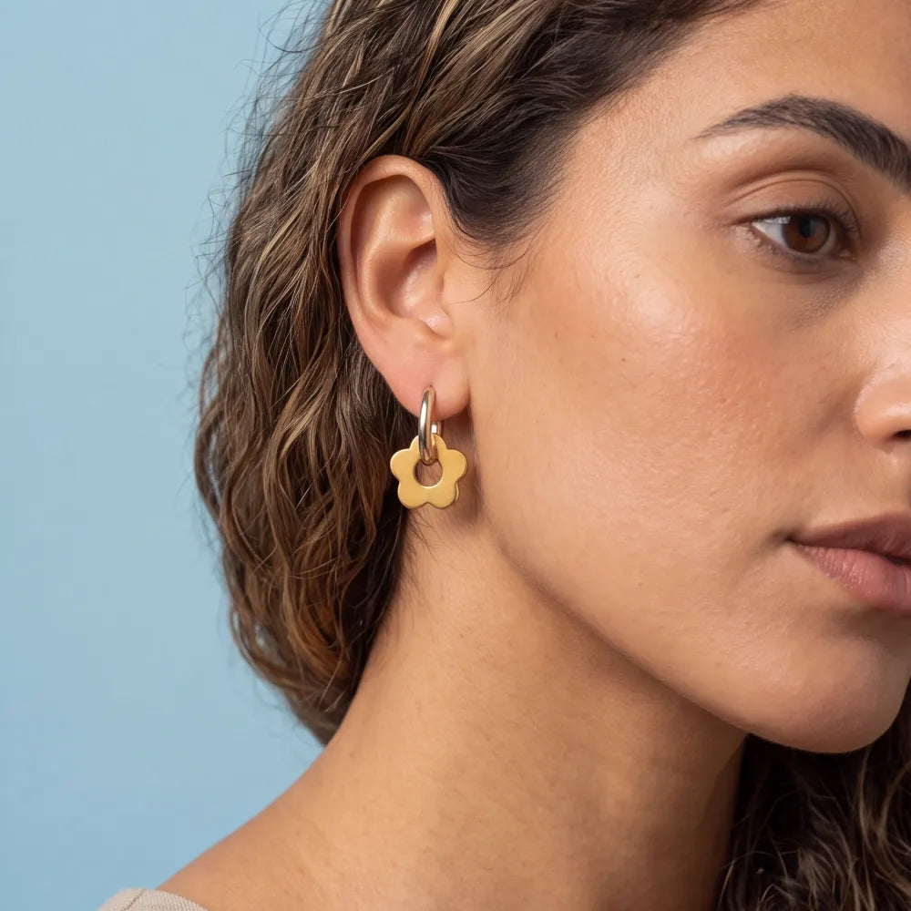 Celitha Fiorella Earrings detail