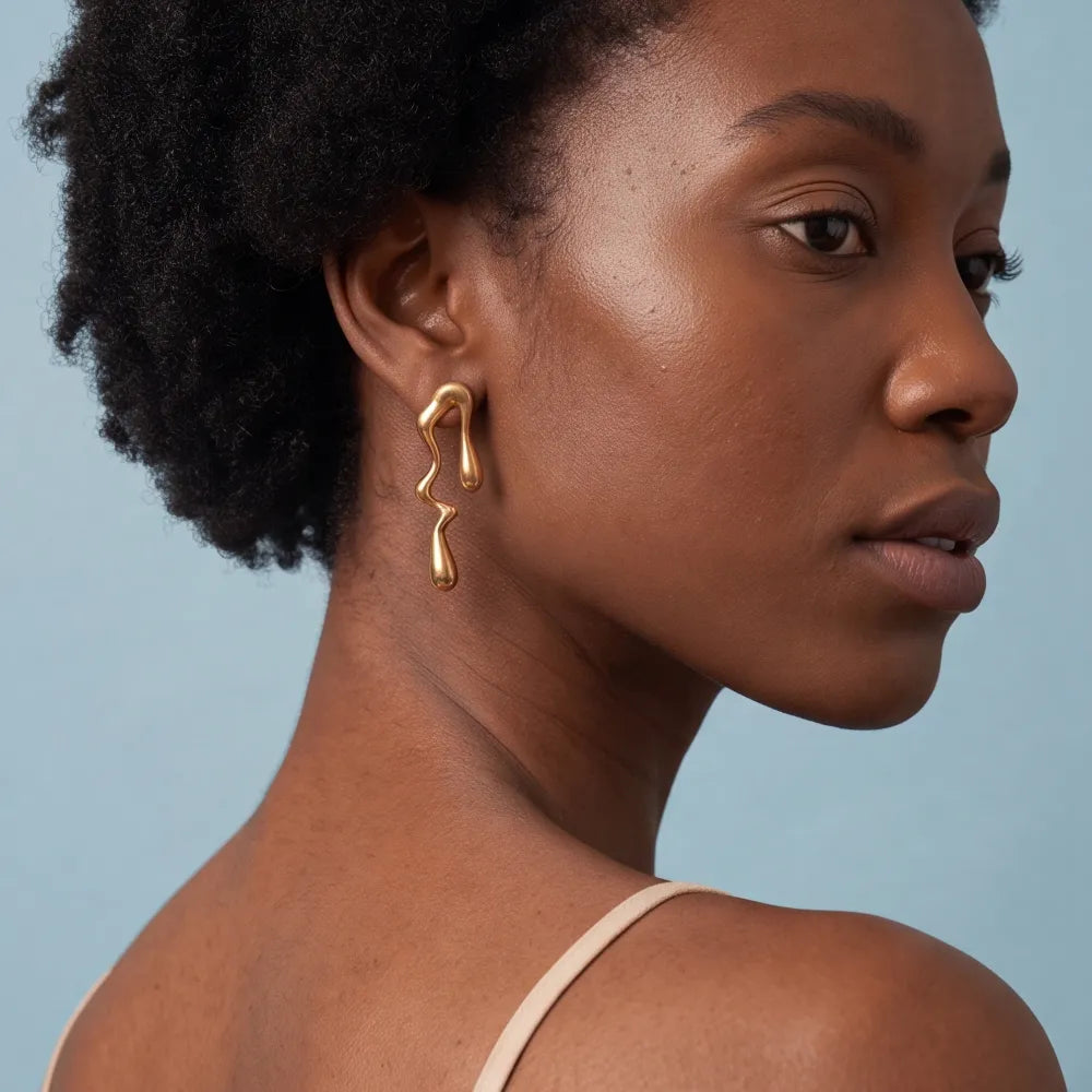 Deliva Earrings hero close-up