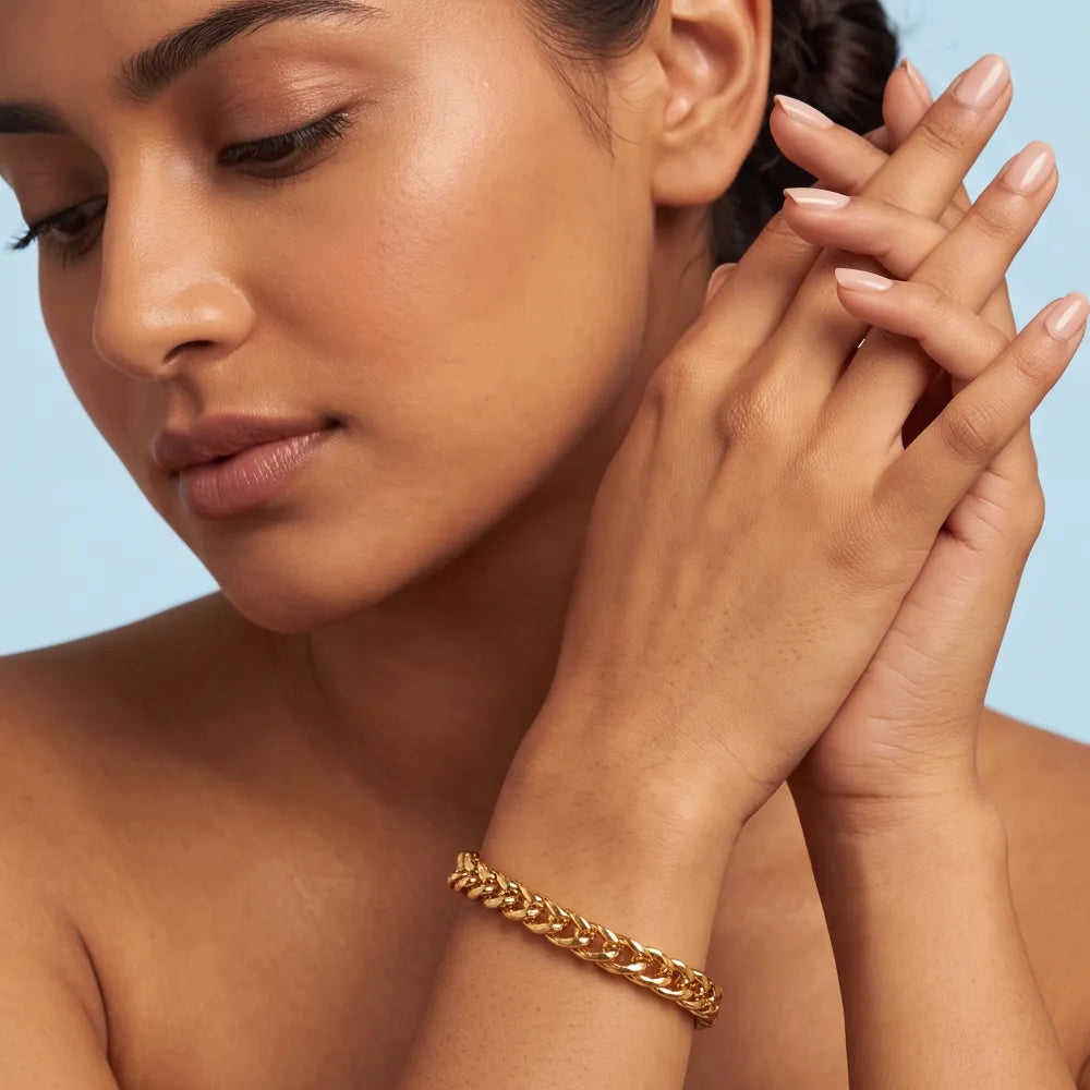 Genyne Link Bracelet on model