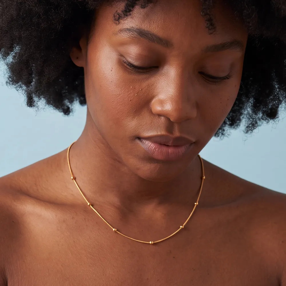 Genenia Chain Necklace worn
