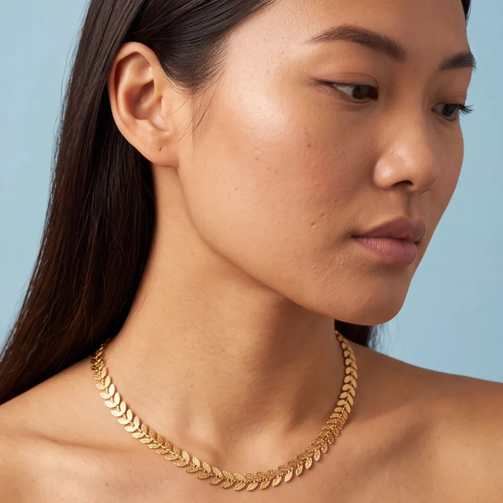 Genasia Necklace worn