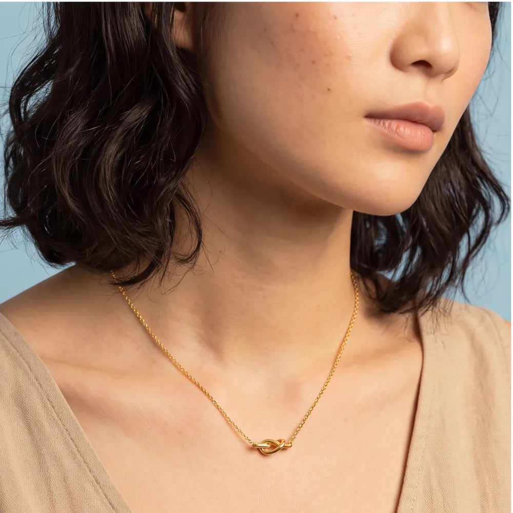 Genessa Necklace on model