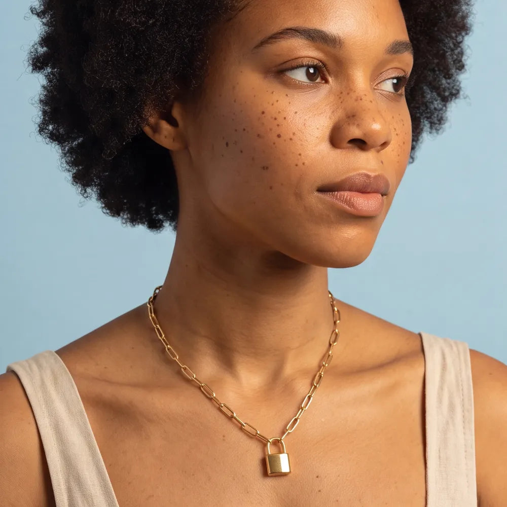 Genitha Necklace on model