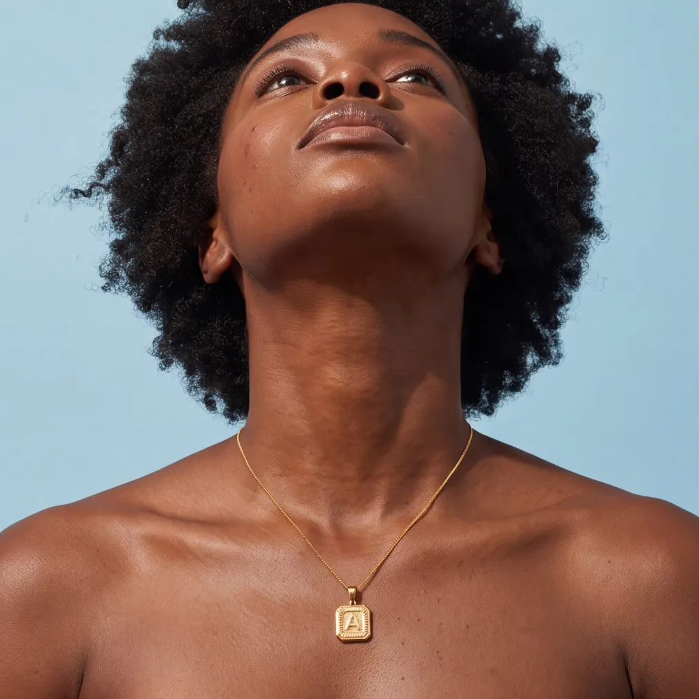 Genella Necklaces on model