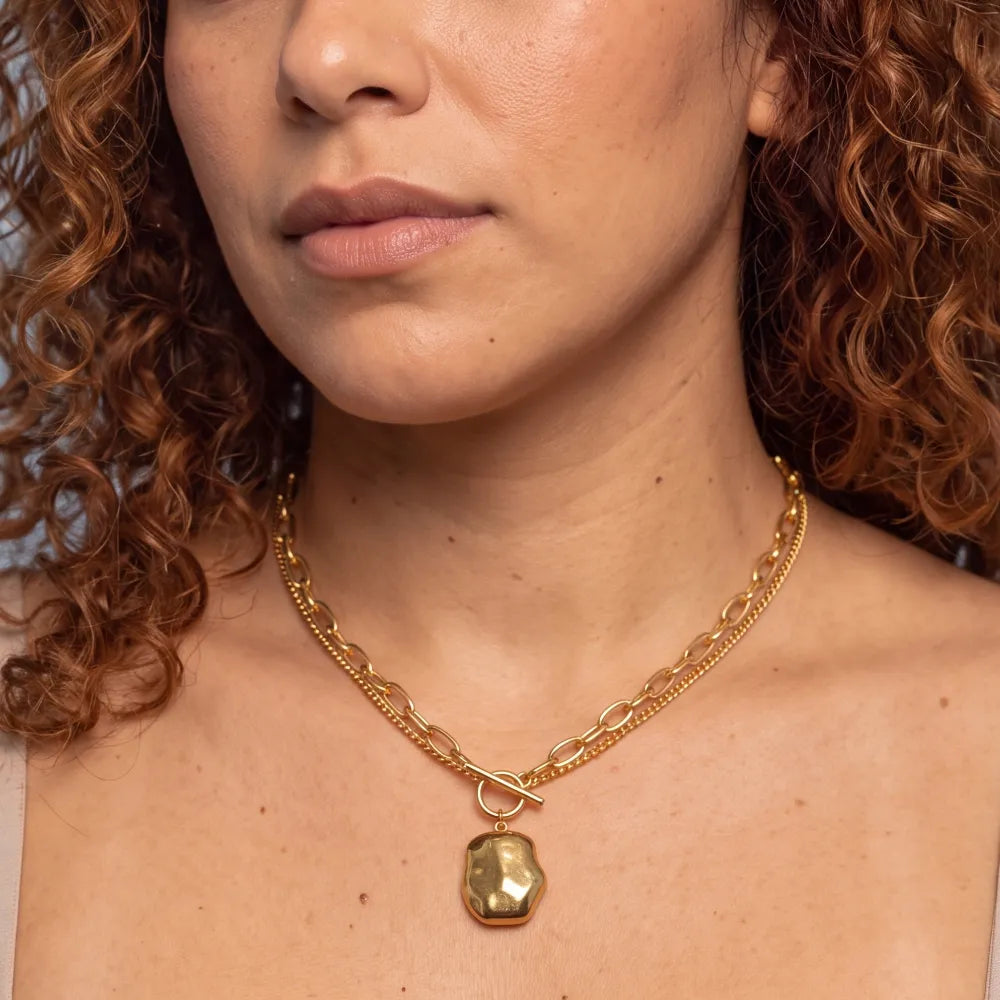 Genina Nugget Necklace detail