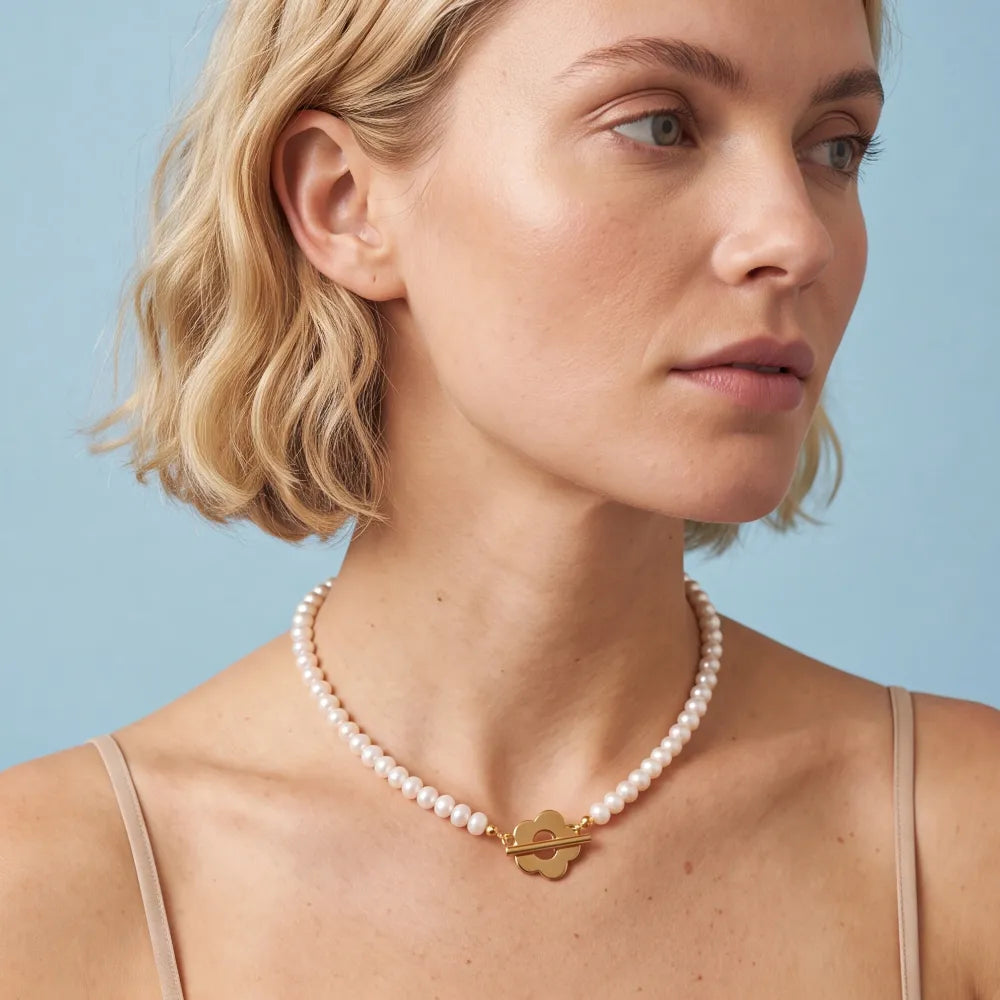 Eletta Necklace worn