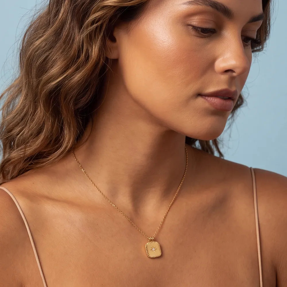 Fenanda Necklace worn