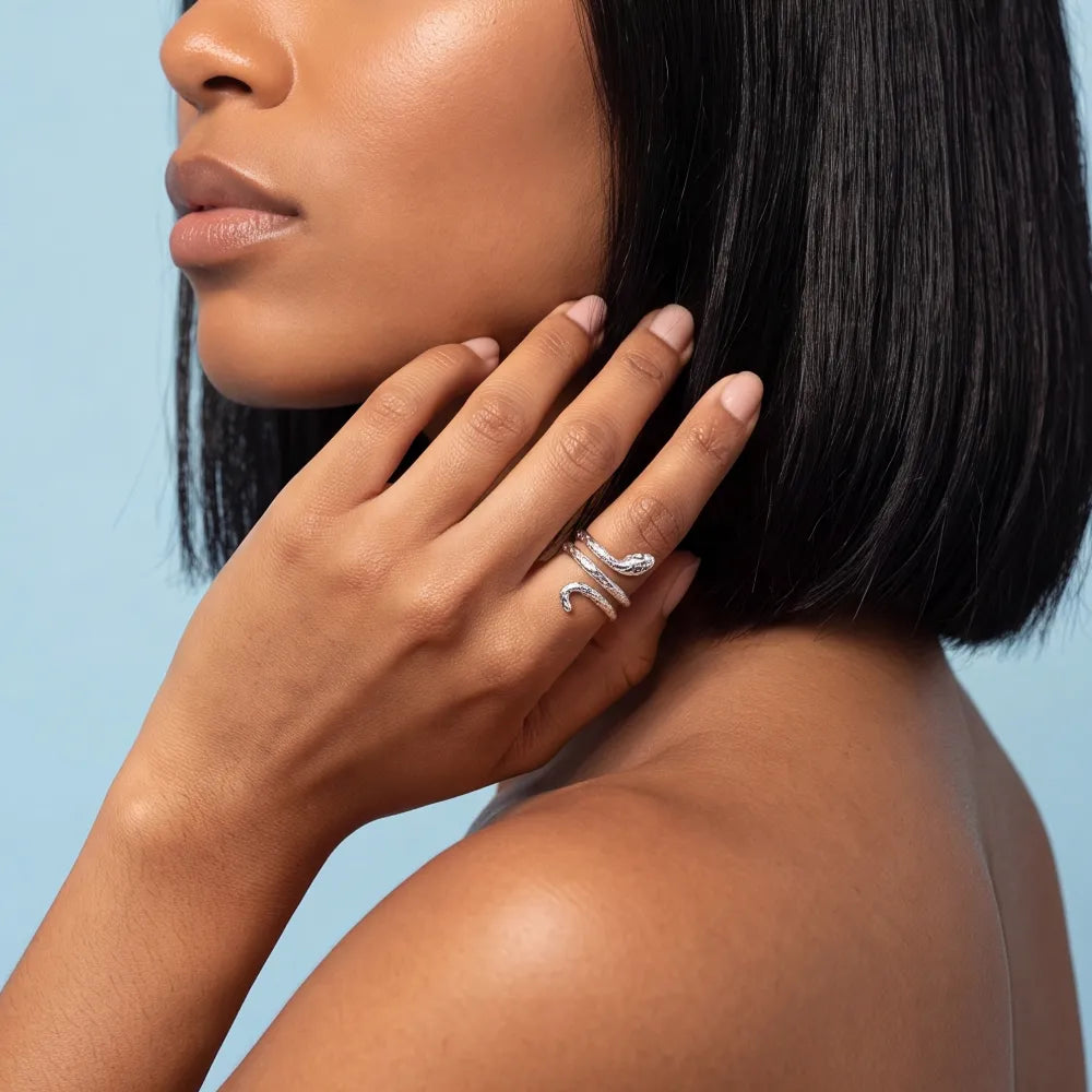 Delasia Ring on model